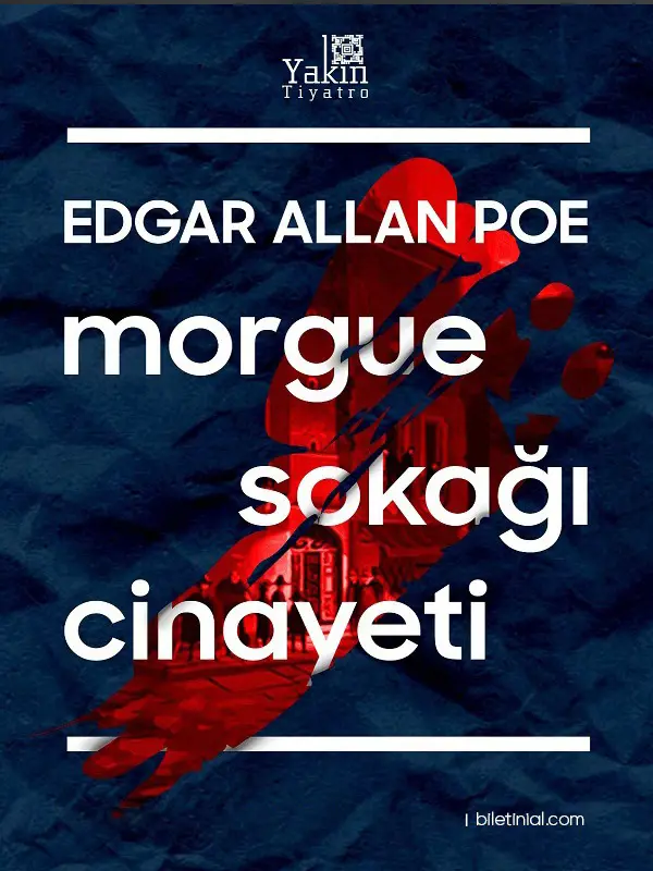 Morgue Sokağı Cinayeti oyun afişi