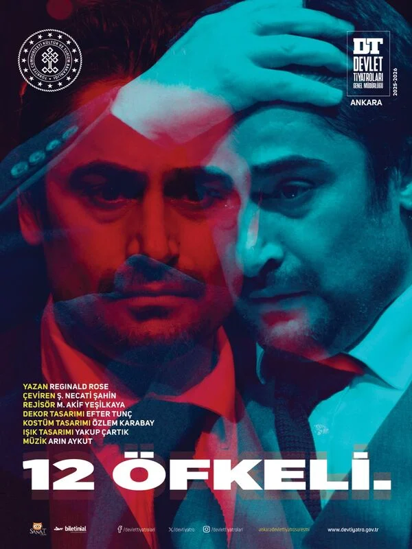 12 ÖFKELİ. afişi