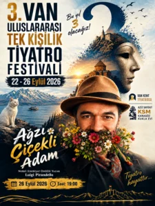 Ağzı Çiçekli Adam Tiyatro Oyunu afişi