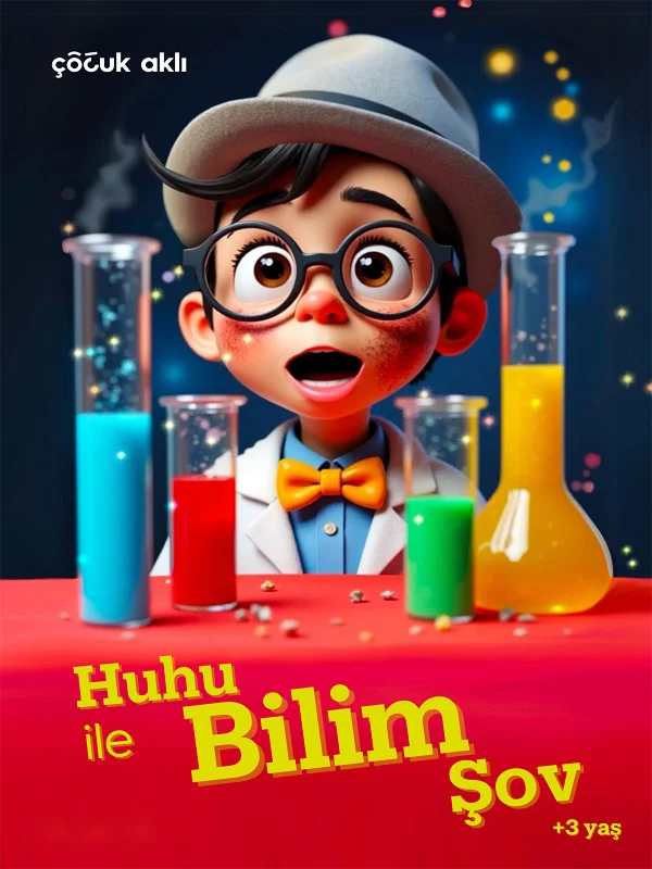 Huhu ile Bilim Şov afişi