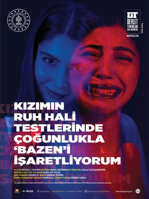 KIZIMIN RUH HALİ TESTLERİNDE ÇOĞUNLUKLA ‘BAZEN’İ İŞARETLİYORUM afişi